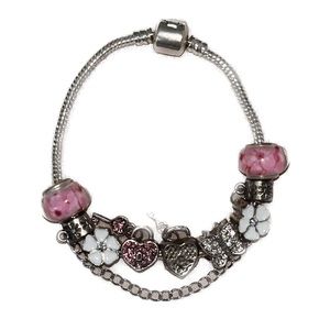 Pink Charm Bracelet